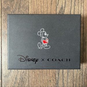 Disney X Coach Mickey Mouse Wristlet NWOT in box